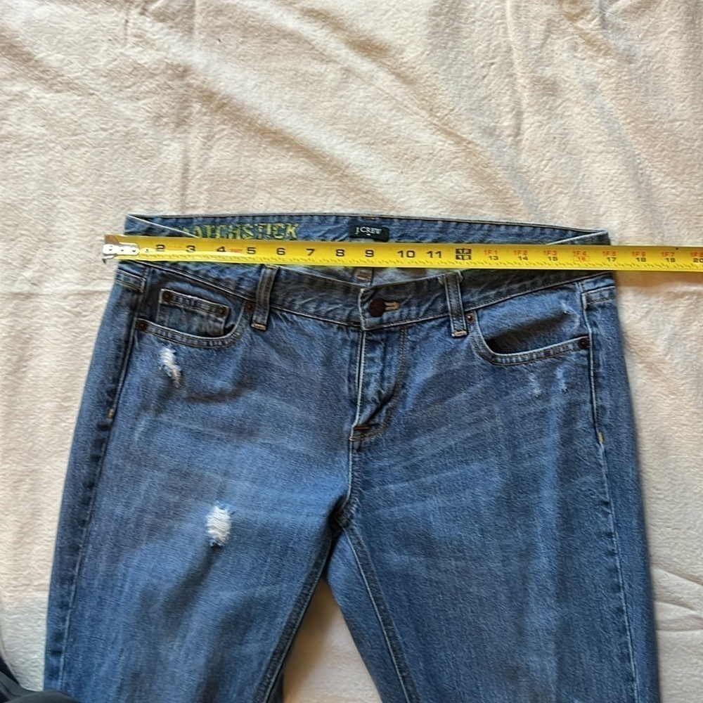 J Crew Matchstick Distressed Jeans. Size 31. - Picture 6 of 14